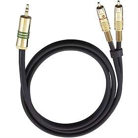 Oehlbach 3.5mm to 2x RCA Audio Cable 994381