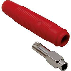 TRU COMPONENTS Labhylsa Koppling 4 mm Röd (1582247)