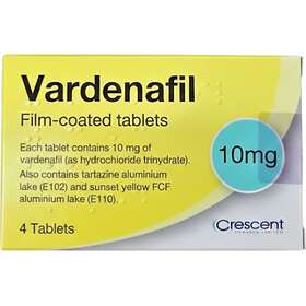 Crescent Pharma Vardenafil 10mg 4 tablets