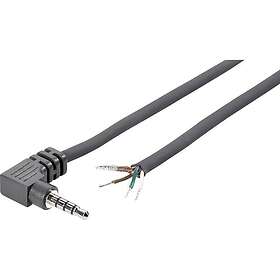 TRU COMPONENTS 1579003 3.5mm Male Headphone Jack Connector