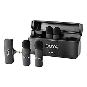 Boya BY-V4 Trådlös 2.4 GHz Mikrofon (4 TX + 3.5mm TRS)
