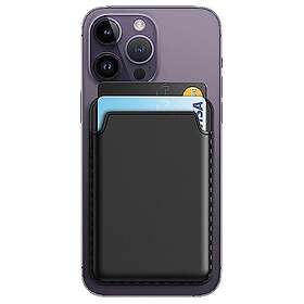 JETech MagSafe Wallet PU Card Holder (Black)