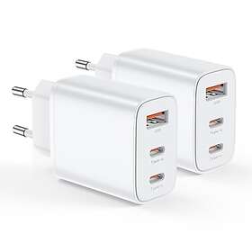 USB-C 2 Pack USB-C Charger 30W 3 Port USB-C Charger Type C Fast Charging