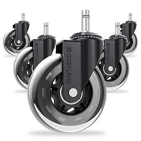 COSYLAND Svart 11 x 22 mm Stolhjul (5 Pieces)