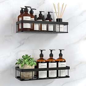 UUlioyer Duschhylla Utan Borrning Shower Organizer Soap Holder