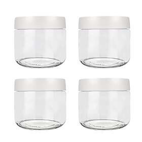 JJoexyfit Glass Jar with Scrub 300ml