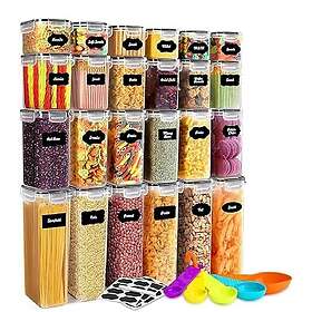 Stusgo 24-Piece Plastic Storage Container Set With Lids