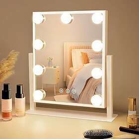 Mursche Hollywood Mirror with 9 LEDs Touch Dimmable