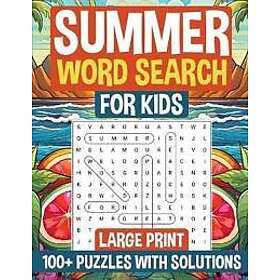 Summer Word Search for Kids Large Print