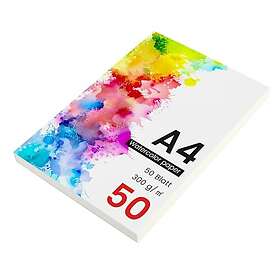 RMIVEGLIA Origami Paper 50 feuilles Blanc 300 g/m² (Pas de Taille)