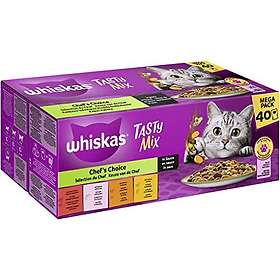 Whiskas Tasty Mix Chef's Choice Sås 40x0,085kg