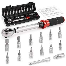 Toolwiz 15pcs Momentnyckel Set 2-26Nm