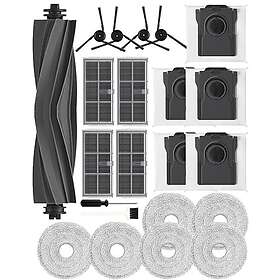 iRobacc 22-pack Tillbehörssats (4 Sidoborstar, 5 Aktiva Koldammpåsar, 4 Aktivt Kol HEPA-filter)