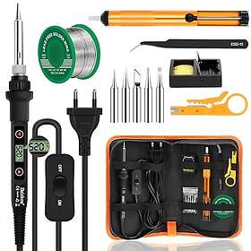 Beizkna Lödkolvsats (80W, Justerbar Temperatur 180–520 °C)