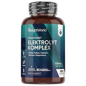 WeightWorld Elektrolyttabletter 930mg 180 st