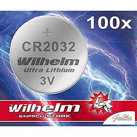 Wilhelm CR2032 100-pack