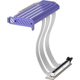 Hyte Hyper Riser Câble PCIe 5.0 Violet/Blanc 20Cm