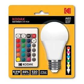 Kodak 30418394 LED A60 E27 RGB 520lm 6.5W