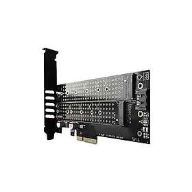AXAGON PCEM2-D Lagercontroller M.2 NVMe-kort SATA 6Gb/s PCIe 3.0 x4