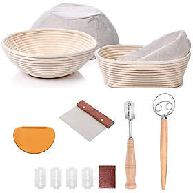 YAANI Brödjäsning Set 2 Rund och Oval