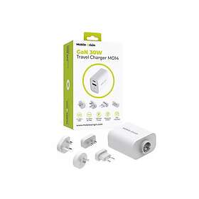 Mobile Origin MO14 GaN Rejseoplader EU USA UK AUS 30W