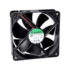 Sunon EEC0382B3-000U-A99 Axialfläkt 24V DC Svart 120mm