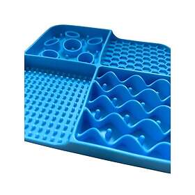 Confetti Dogs Lick Mat Multi Firkantet Silikone 21x21cm