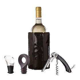 Vacu Vin Wine Classic Set Corkscrew Black Silver