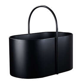 Holmen polttopuukori Kent metalli 50x30x46 cm Musta