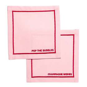 Vondels Servietit Pop The Bubbles 2-pack Pinkki