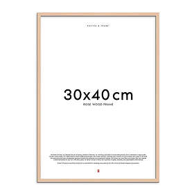 Poster Hylla Träram 30x40 cm