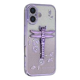 Skalo KADEM Dragonfly Glitter Skal til iPhone 17