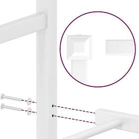 vidaXL Sengestativ med Hodeplank Størrelse 75x190cm 355404