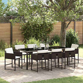 vidaXL Hagemøbelsett 9 Deler 3380728