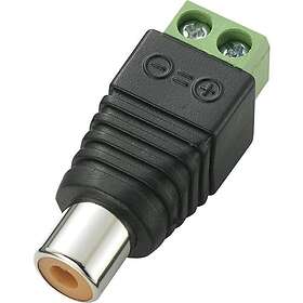 TRU COMPONENTS LT-RAC-J Connecteur RCA Femelle 2 broches (1570917)