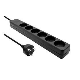 MicroConnect 6-vägs Grenuttag 5m MC-EDBGRU0605B