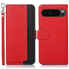 Khazneh Pung-etui med Litchi-tekstur til Google Pixel 9/9 Pro