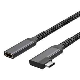 S-Conn FL31-74016 USB-C till USB-C USB 3.2 90° PD 1.5m