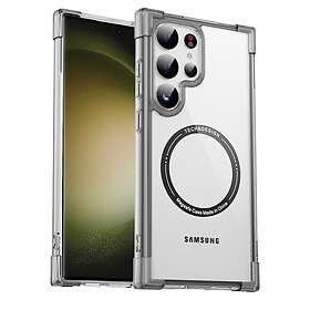 Skalo Ekstra Stærk Bumper TPU-etui med Magnetring til Samsung Galaxy S24 Ultra