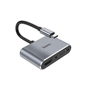 Hoco HB30 Typ C Hub HDTV VGA USB3.0 PD100W HDMI