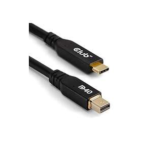 Club 3D CAC-1561 USB-C - Mini DisplayPort -sovitinkaapeli 2m Kaksisuuntainen 4K2