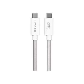 Hyper HD6500WHGL USB-C til USB-C USB4 240W 1.2m