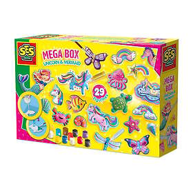 SES Creative Askartelusetti Valu & Maalaus Mega Laatikko Yksisarvinen ja Merenne