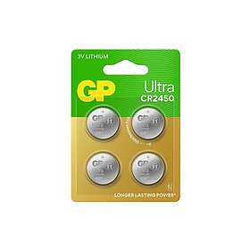 GP Batteries Ultra Lithium CR2450 4-pack