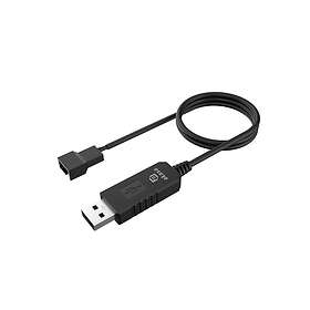 Akasa AK-CBFA10-60BK Jännitteenmuunninkaapeli 0.3m