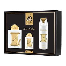 Lattafa Peace & Love Perfume Set