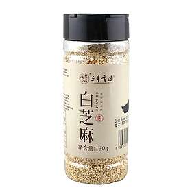 Sanfeng Rostade Vita Sesamfrön 130g