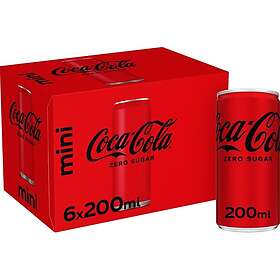 Coca-Cola Zero Burk 0.2l 6-pack