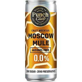 Punch Club Moscow Mule Virgin Sockerfri Drinkmix Burk 0.25l