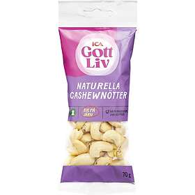 ICA Cashew Naturell 70g